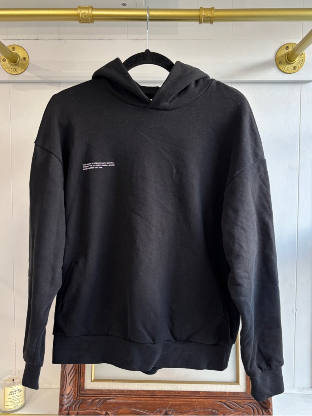 Pangaia 100% Organic Cotton PPRMINT Oil Unisex Hoodie Oversized Small Medium